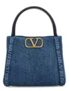 Valentino Denim Small Alltime Handbag