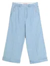 Valentino Garavani Light Blue Denim Wide-leg Jeans