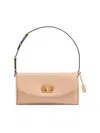 Valentino Garavani Women's Devain Small Nappa Shoulder Bag In Pink