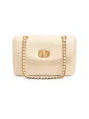 Valentino Garavani Women's Djuna Medium Chain Shoulder Bag In Nappa Leather In Yellow