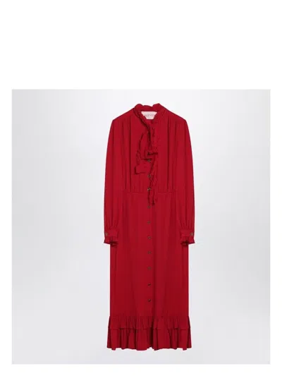 VALENTINO WOMEN'S DRESS WITH RUFFLED BOW