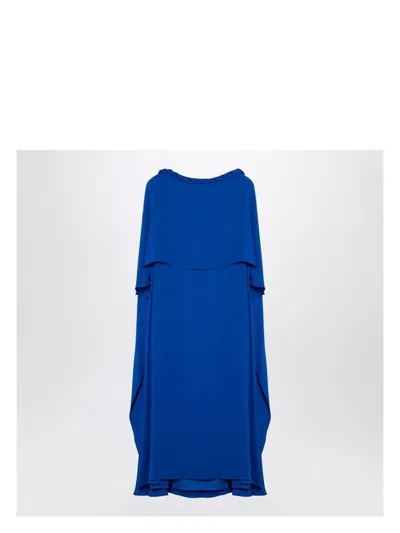 VALENTINO WOMEN'S ELECTRIC SILK MIDI DRESS