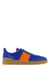 Valentino Garavani Electric Blue Suede And Fabric Upvillage Sneakers