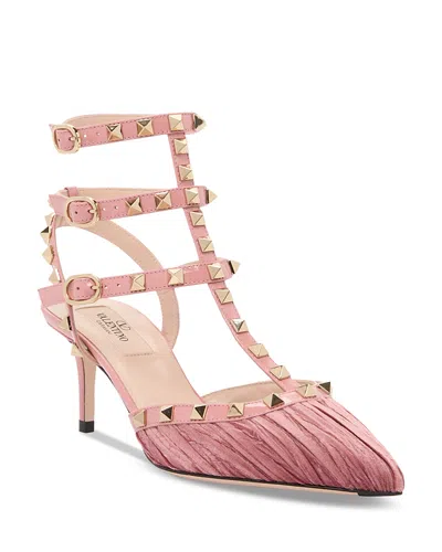 Valentino Garavani Women's Embellished Pumps In Dusty Rose