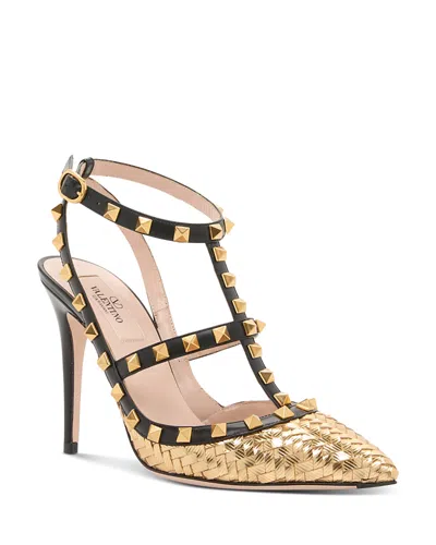 Valentino Garavani Women's Embellished Strappy Pumps In Multi