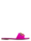 Valentino Women's Fuchsia Satinescape Slippers Sandal