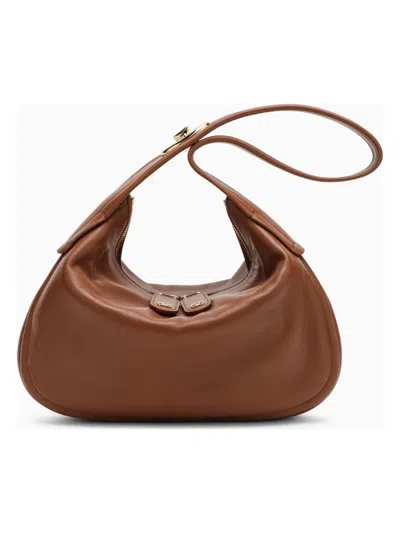 Valentino Garavani Women's Go Hobo Small Leather Bag In Tobacco