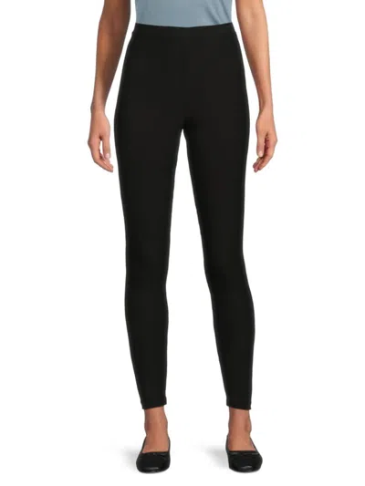 Valentino Women's High-rise Jersey Leggings In Black