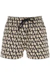 VALENTINO WOMEN'S ICONIC TOILE SPORTY SHORTS FOR FW23