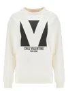Valentino Women's Ivory Cotton Sweatshirt