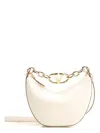 Valentino Garavani Ivory Leather Mini Hobo Vlogo Moon Handbag