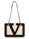 Valentino Garavani Garavani Viva Superstar Medium Nappa Leather Shopping Bag Woman Butter/black Uni