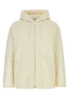 Valentino Garavani Ivory Wool Blend Padded Jacket