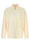 Valentino Garavani Ivory Wool Blend Shirt