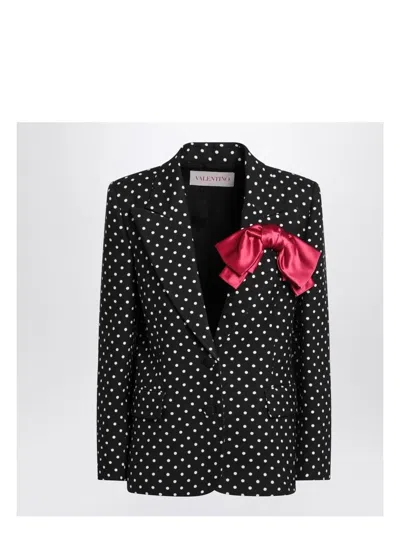 VALENTINO WOMEN'S JACKET WITH PLUDEPOIS PRINT