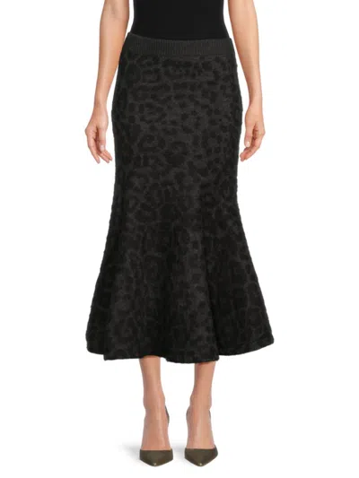 Valentino Women's Jacquard Mohair-blend Midi-skirt