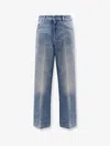 Valentino Chez Logo Patch Straight-leg Jeans
