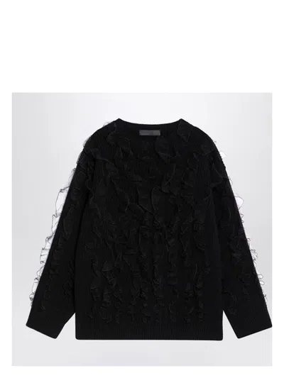 VALENTINO WOMEN'S JUMPER WITH RUFFLES SWEATER