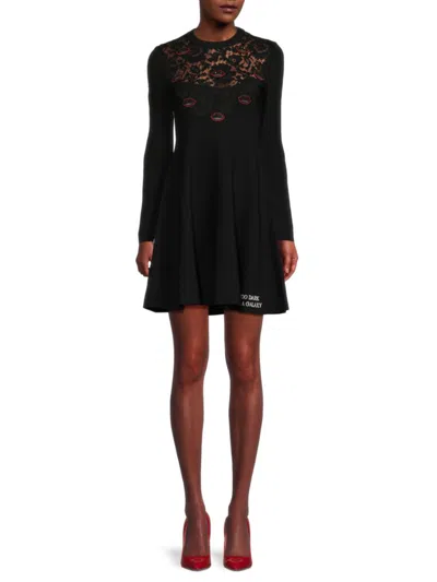 slim fit dress slacks Vintage Valentino Cosmic Astrological Pleated Cocktail Dress – Recess main image 0