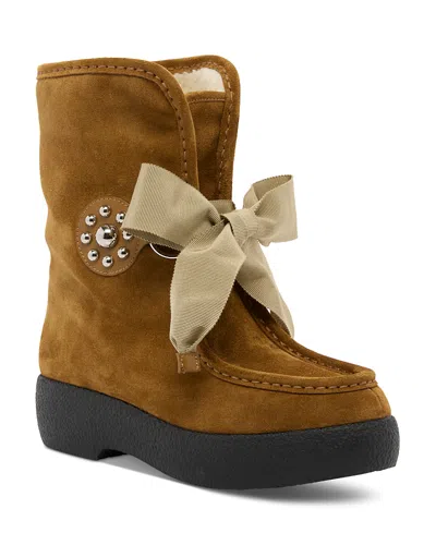 Valentino Garavani Women's Lace Up Bow Boots