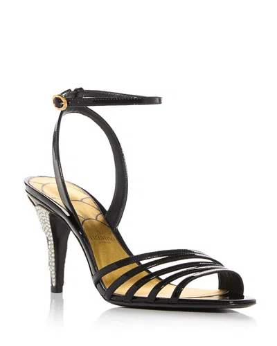 VALENTINO GARAVANI WOMEN'S LADYCRUSH EMBELLISHED STRAPPY SANDALS