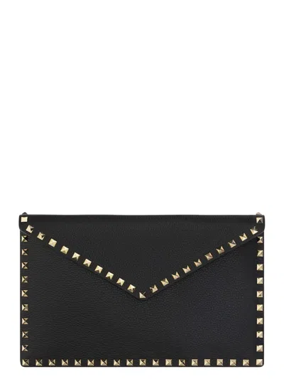 Valentino Garavani Women's Large Flat Pouch Rockstud
