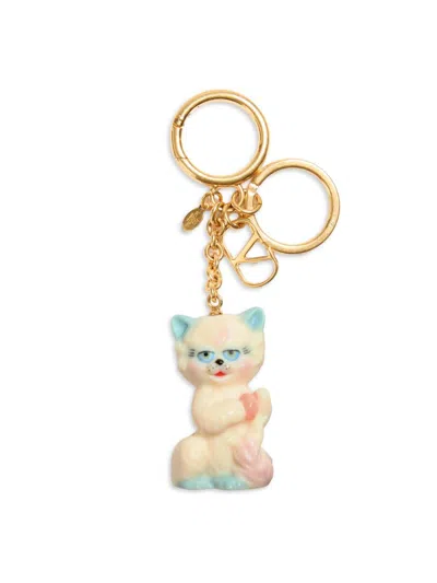 Valentino Garavani Women's Le Chat De La Maison Nylon Bag Charm With Key Ring