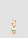 Valentino Multicolor Metal And Nylon Le Chat De La Maison Earring In Multi