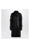 Valentino Women's Leather Coat With Embroidery