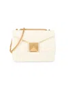 Valentino One Stud Nappa-leather Shoulder Bag In Neutrals