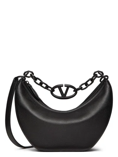 Valentino Garavani Women's Leather Hobo Vlogo Moon Handbag