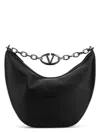 Valentino Women's Leather Hobo Vlogo Moon Shoulder Bag