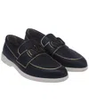 Valentino Women's Leather Leisure Flows Loafer (authentic Pre-loved) In Blue