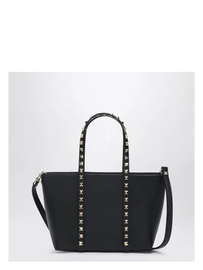 VALENTINO GARAVANI WOMEN'S LEATHER MEDIUM ROCKSTUD HANDBAG