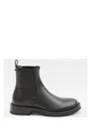 Valentino Garavani Black Leather Rockstud Ankle Boots