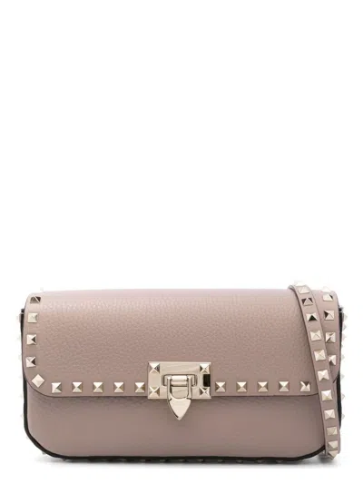 VALENTINO GARAVANI WOMEN'S LEATHER ROCKSTUD CROSSBODY BAG