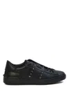 Valentino Garavani Woman Sneakers Black Size 8 Soft Leather