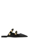 Valentino Roman Stud Leather Point-toe Flats