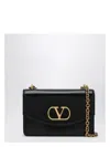 Valentino Garavani Garavani Vain Shoulder Bag In Shiny Calfskin Woman Black Uni In Black