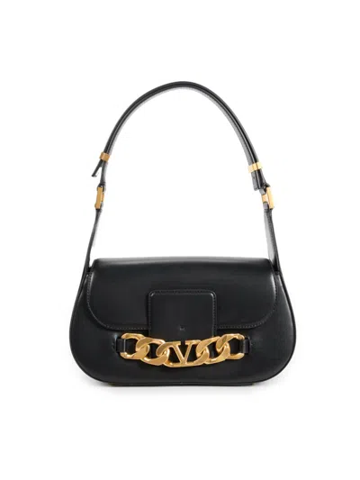 Valentino Garavani Women's Leather Shoulder Bag In Black
