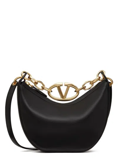 Valentino Garavani Women's Leather Small Hobo Vlogo Moon Handbag
