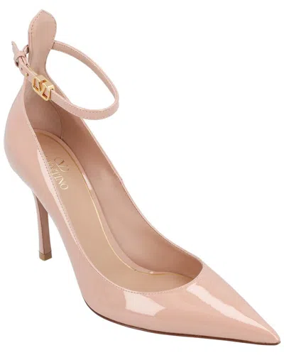 Valentino Garavani Valentino Women's Leather Tan-go 100mm Pump (authentic Pre-loved) In Neutral
