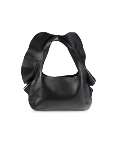 Valentino Garavani Women's Leather Top Handle Bag In Nero
