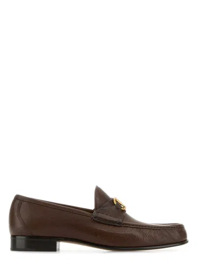 Valentino Garavani Women's Leather Vlogo Loafers