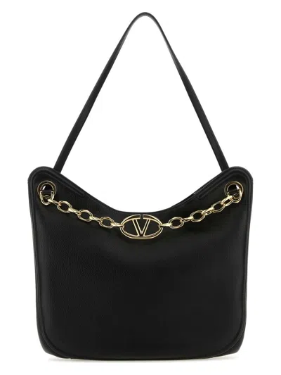 Valentino Garavani Women's Leather Vlogo Moon Shopping Bag