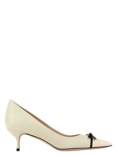 VALENTINO GARAVANI WOMEN'S LEATHER VLOGO PUMPS
