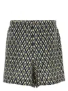 Valentino Garavani Printed Linen Bermuda Shorts