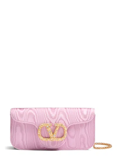 Valentino Garavani Women's Locã² Leather Clutch