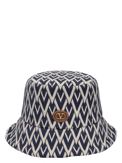 VALENTINO GARAVANI WOMEN'S LOGO PATCH BUCKET HAT