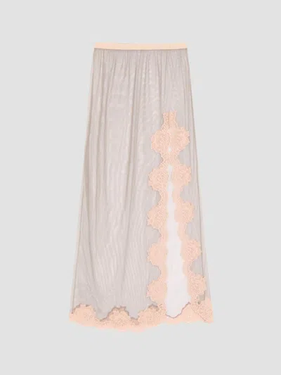 Valentino Garavani Skirt Woman Color Pink In Multi